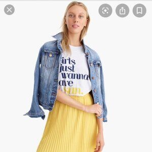 NWT J. Crew Girls Just Wanna Have Sun T-Shirt